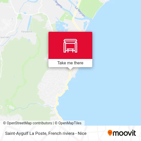 Saint-Aygulf La Poste map