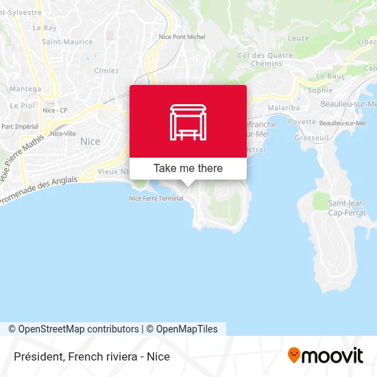 Mapa Président