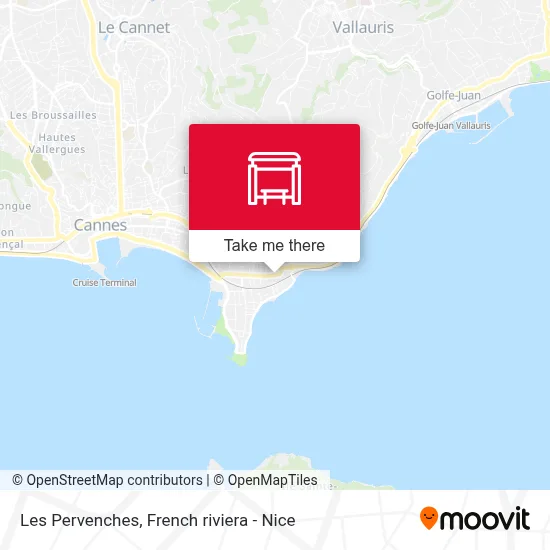 Les Pervenches map