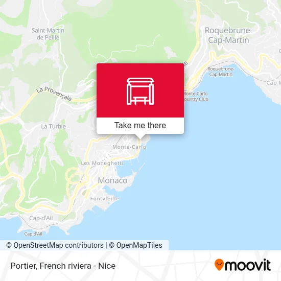 Mapa Portier