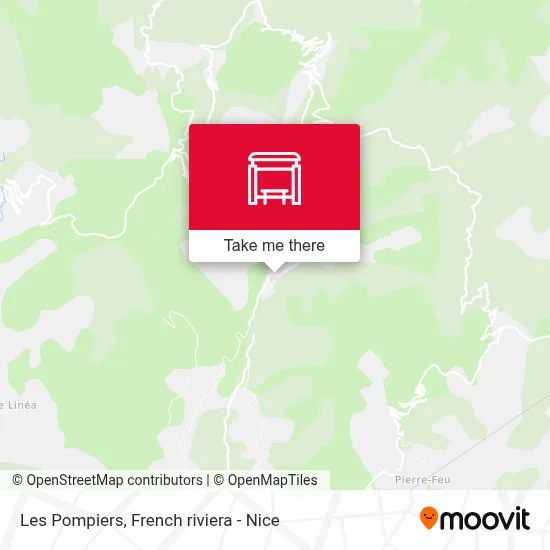 Les Pompiers map