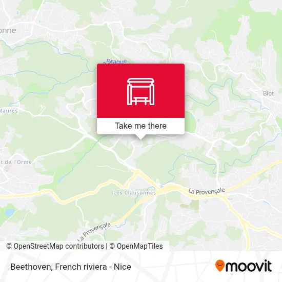 Mapa Beethoven