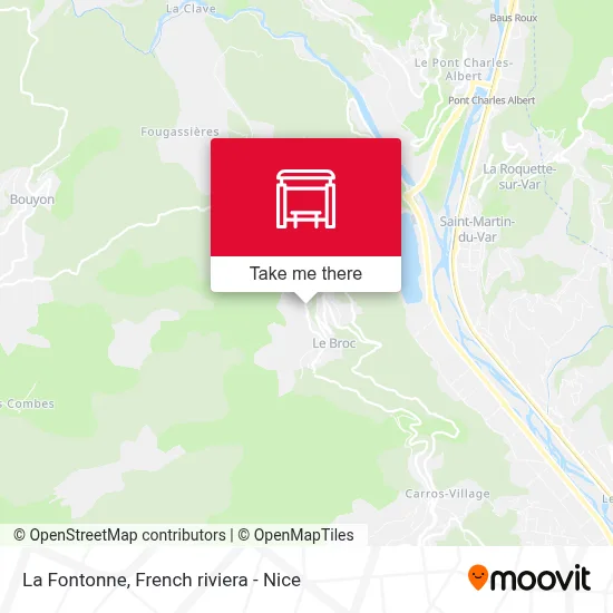 La Fontonne map