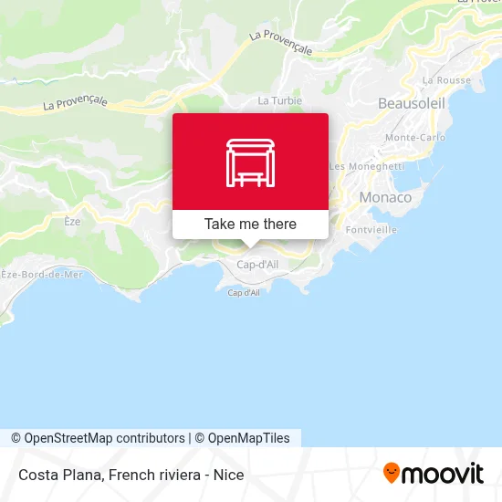 Costa Plana map