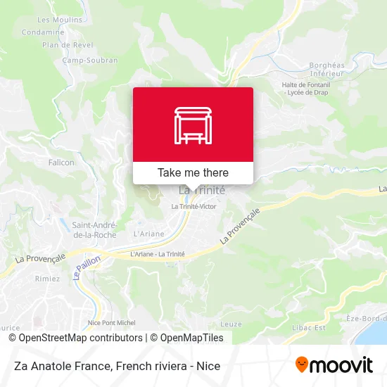 Za Anatole France map