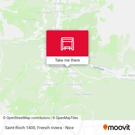 Saint-Roch 1400 map