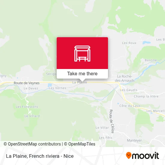 La Plaine map