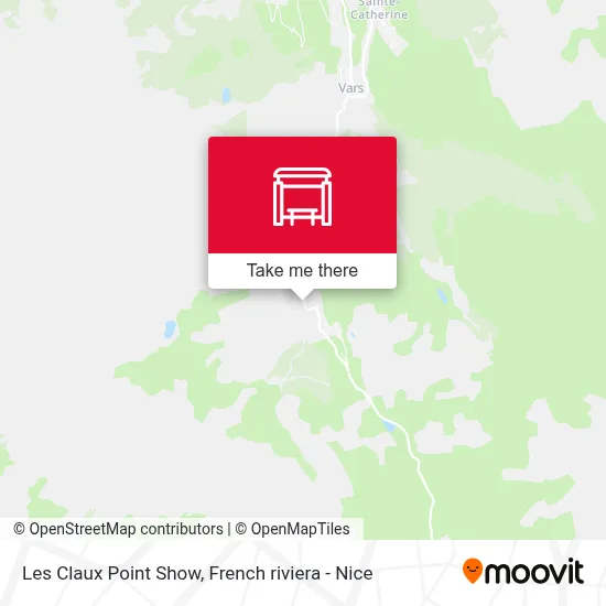 Les Claux Point Show map