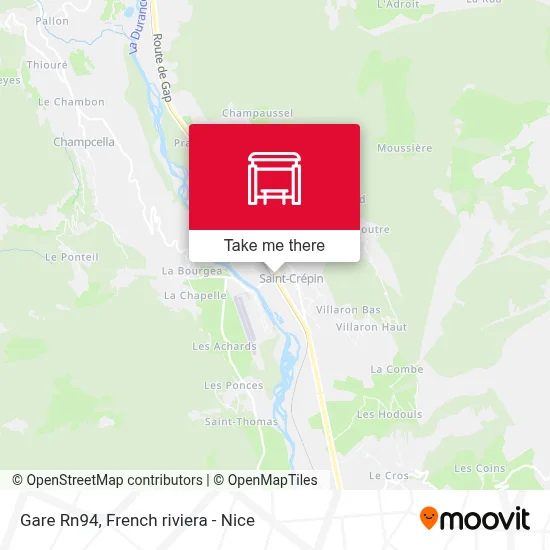 Gare Rn94 map