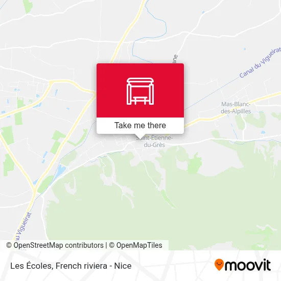 Les Écoles map