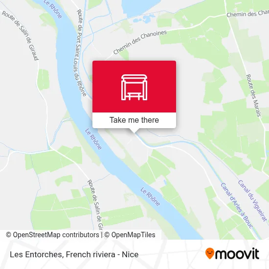 Les Entorches map