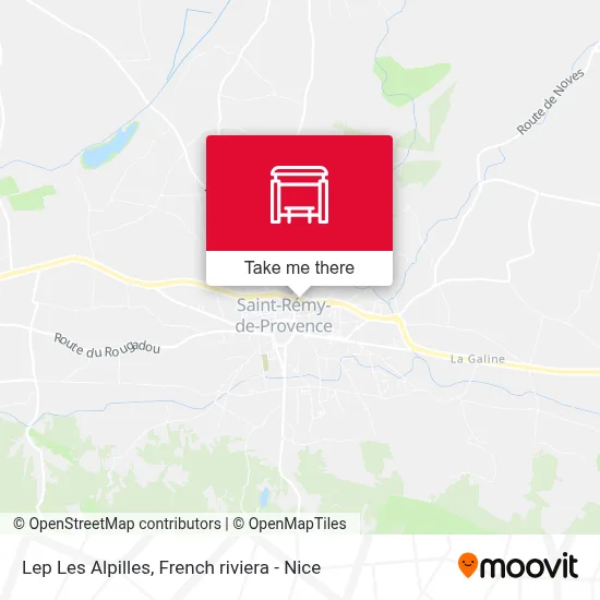 Lep Les Alpilles map