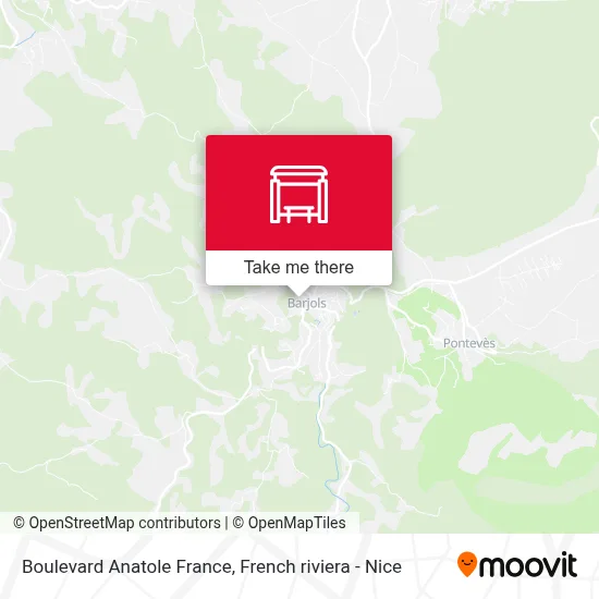 Boulevard Anatole France map