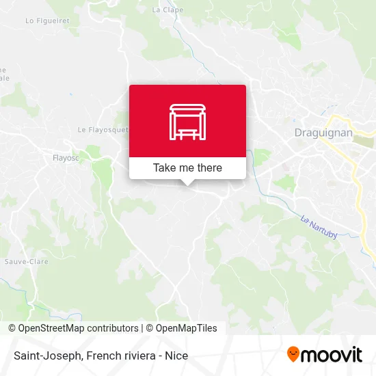 Saint-Joseph map