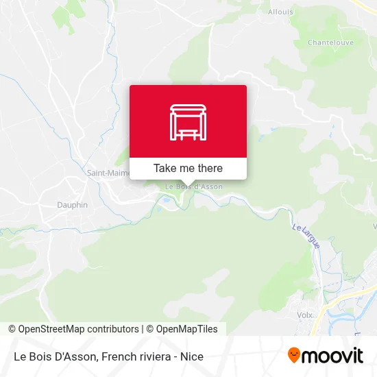 Le Bois D'Asson map