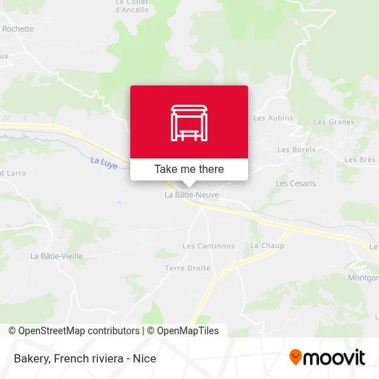Boulangerie map