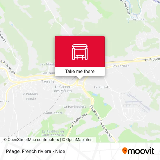 Péage map