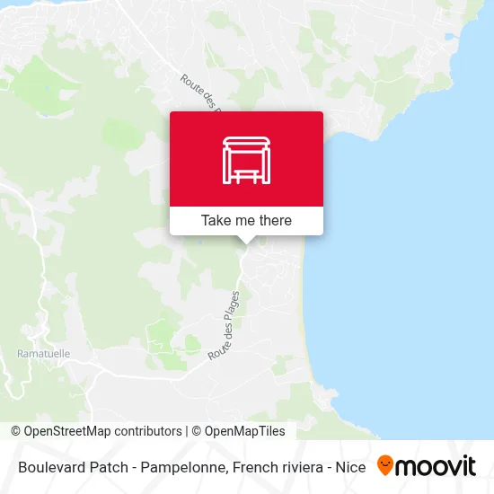 Boulevard Patch - Pampelonne map