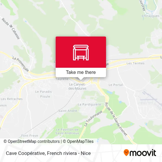Cave Coopérative map