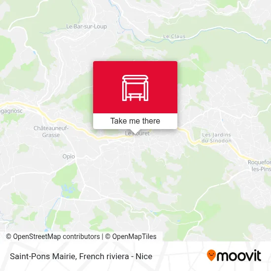 Saint-Pons Mairie map