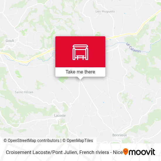 Croisement Lacoste/Pont Julien map