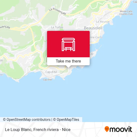 Le Loup Blanc map