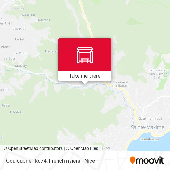 Couloubrier Rd74 map