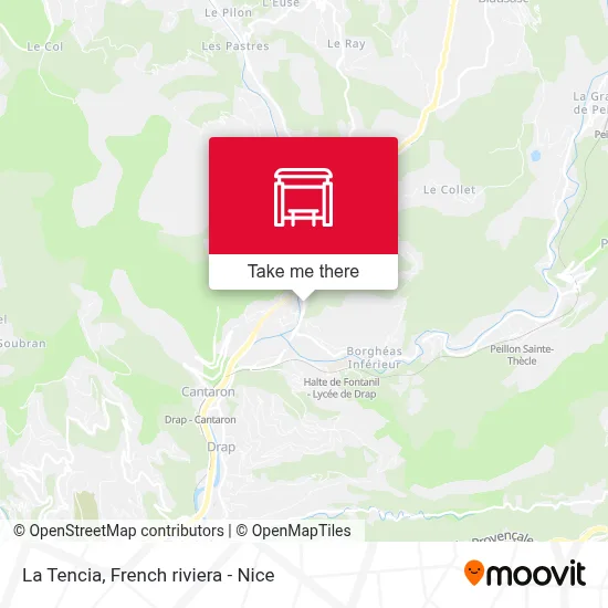La Tencia map
