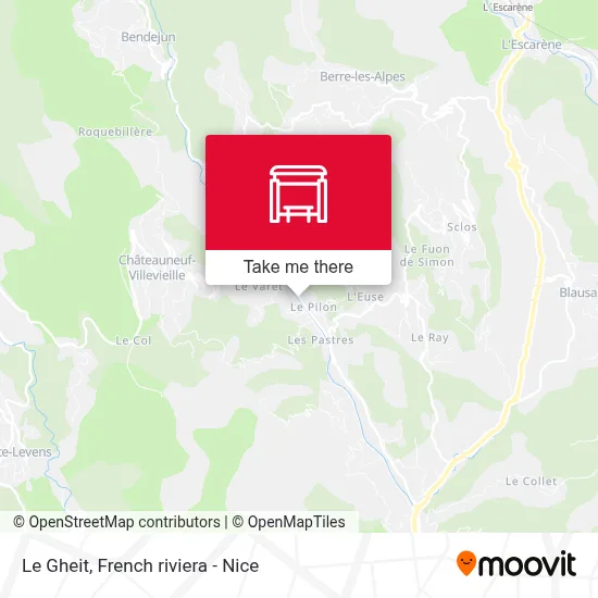 Le Gheit map