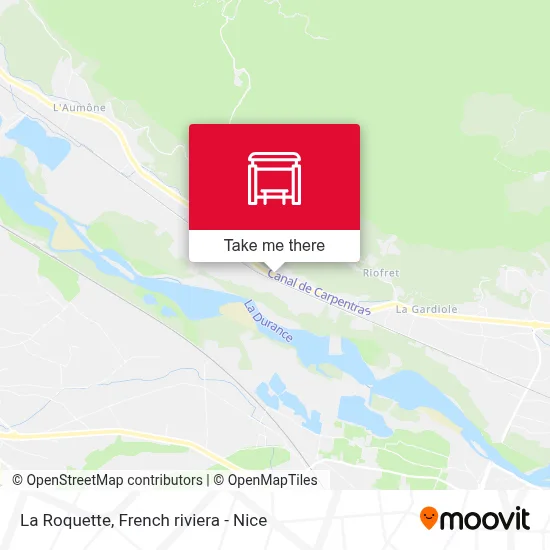 La Roquette map