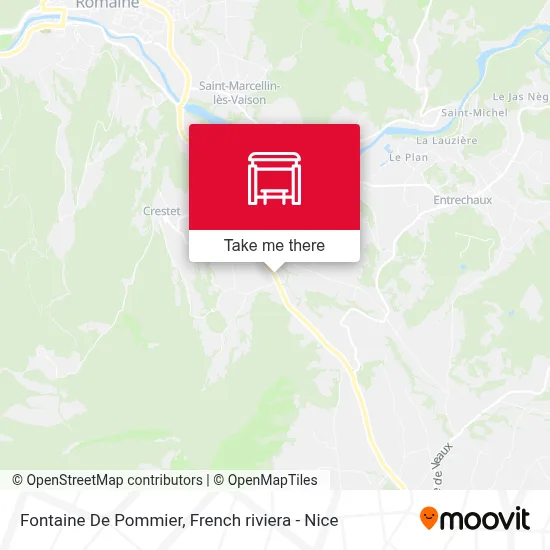 Fontaine De Pommier map