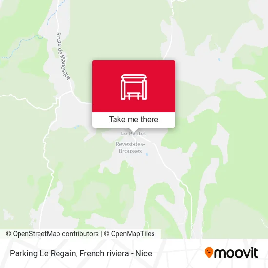 Parking Le Regain map