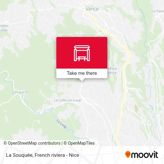 La Souquée map