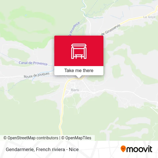 Gendarmerie map