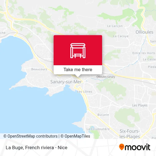 La Buge map
