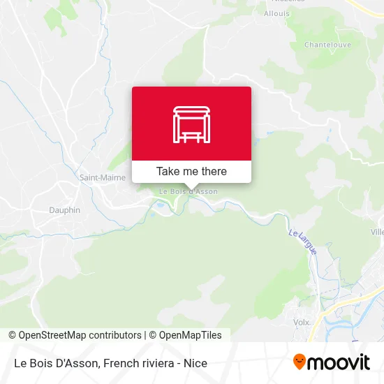 Le Bois D'Asson map