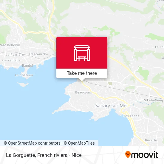 La Gorguette map