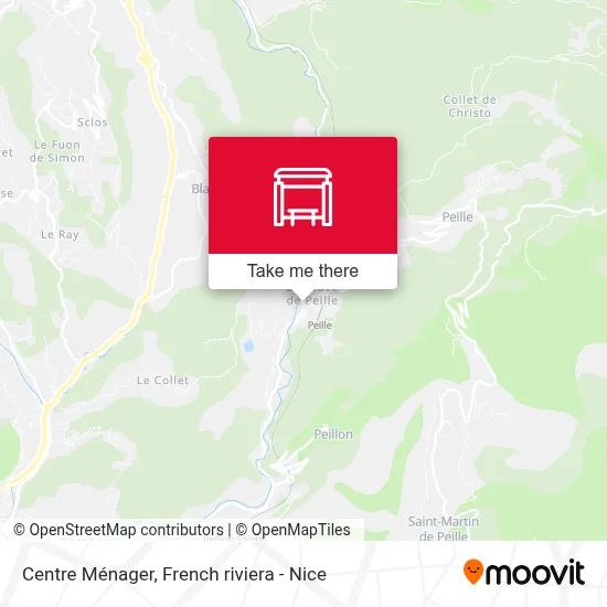 Centre Ménager map