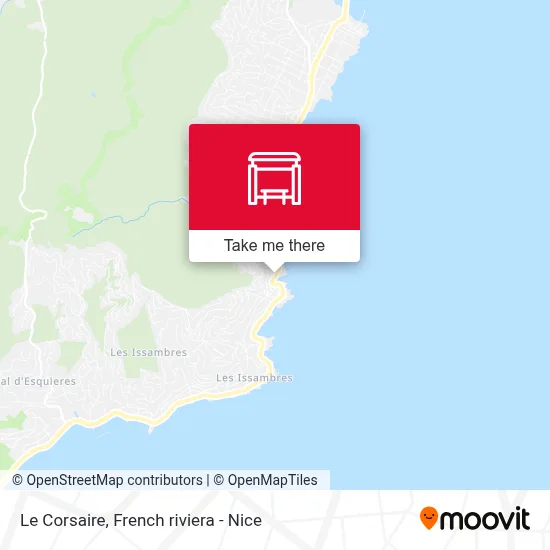 Le Corsaire map