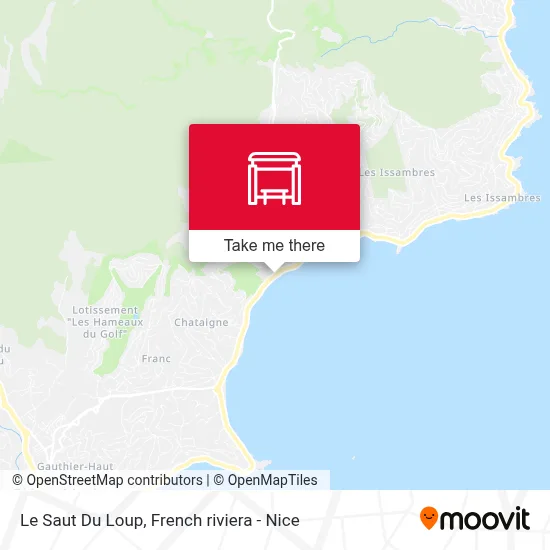 Le Saut Du Loup map
