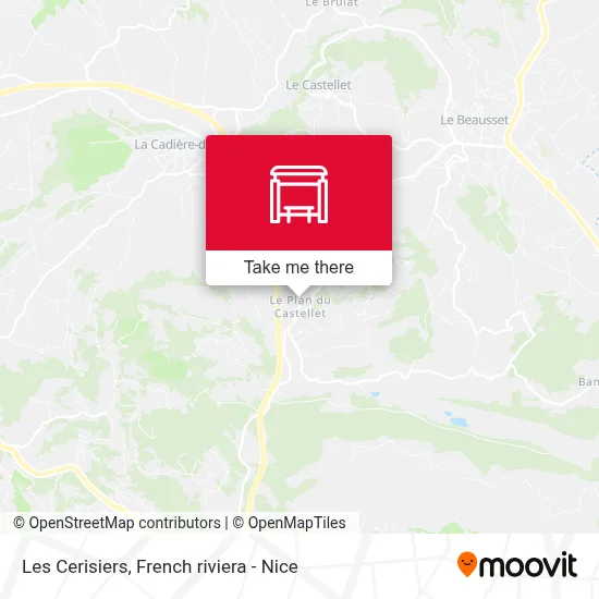 Les Cerisiers map