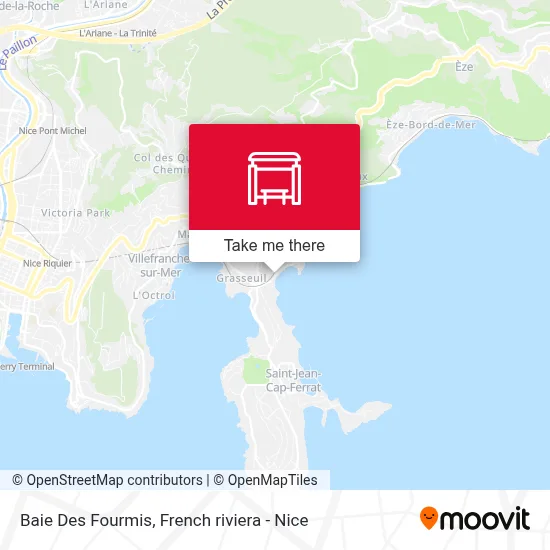 Baie Des Fourmis map