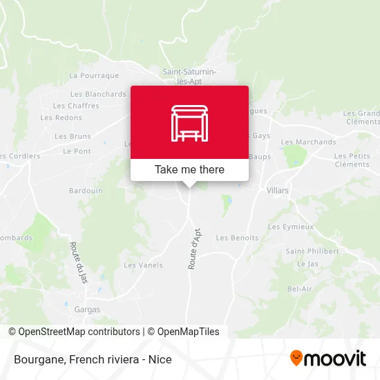 Bourgane map