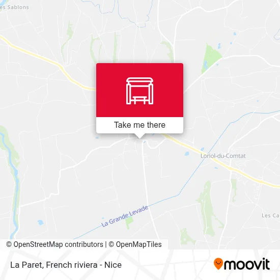 La Paret map