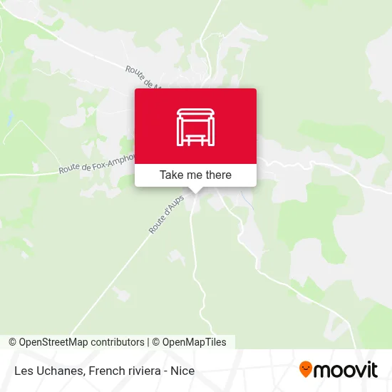 Les Uchanes map