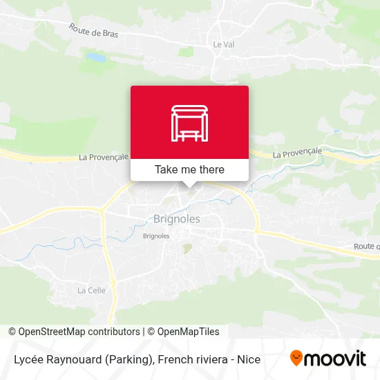 Lycée Raynouard (Parking) map