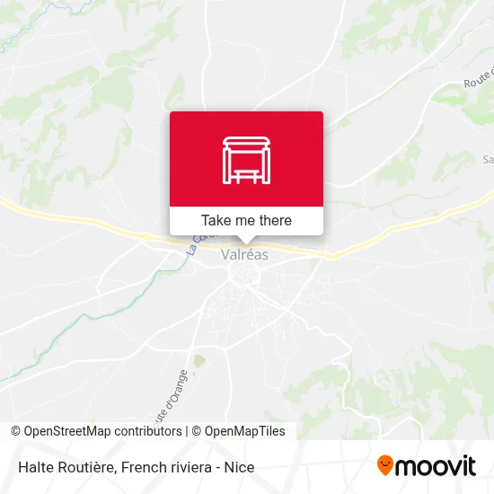 Halte Routière map