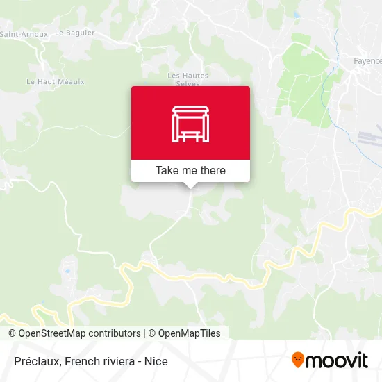 Préclaux map