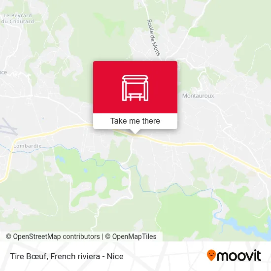 Tire Bœuf map