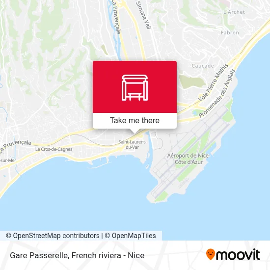Gare Passerelle map